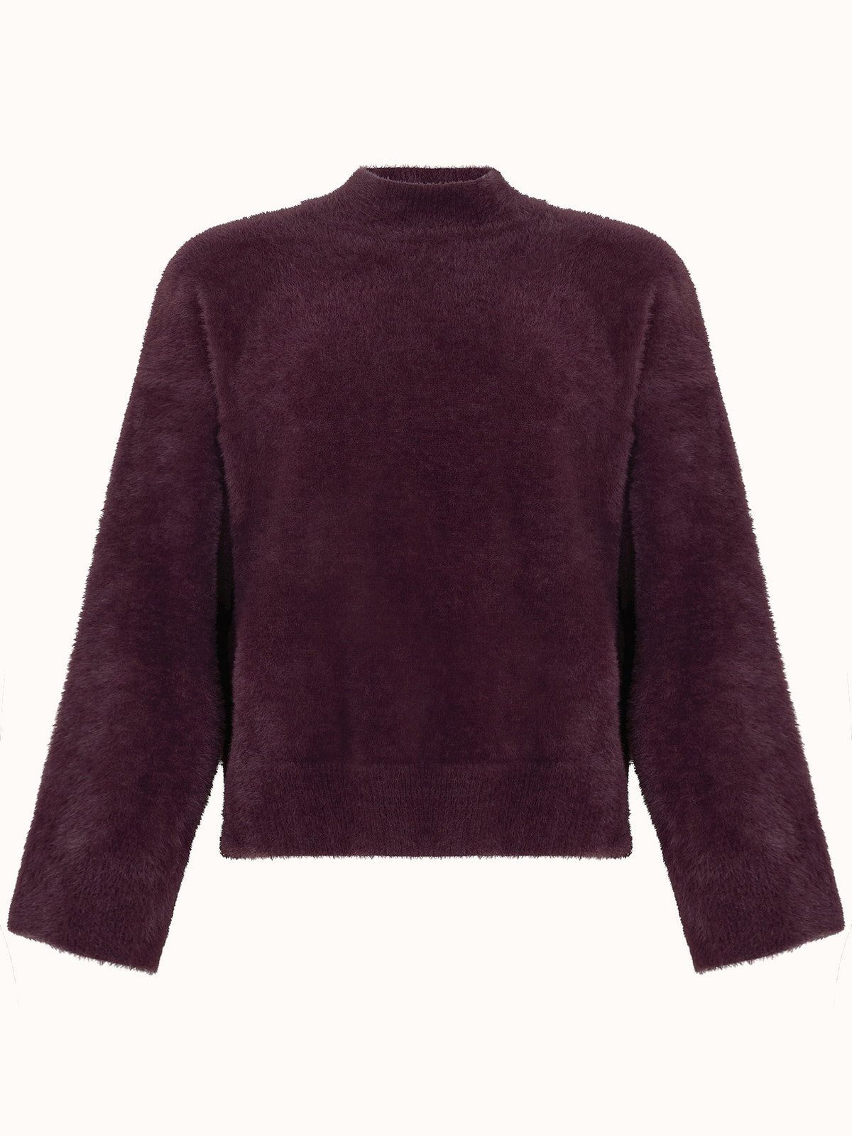 Ydence Knitted Sweater Patty Plum