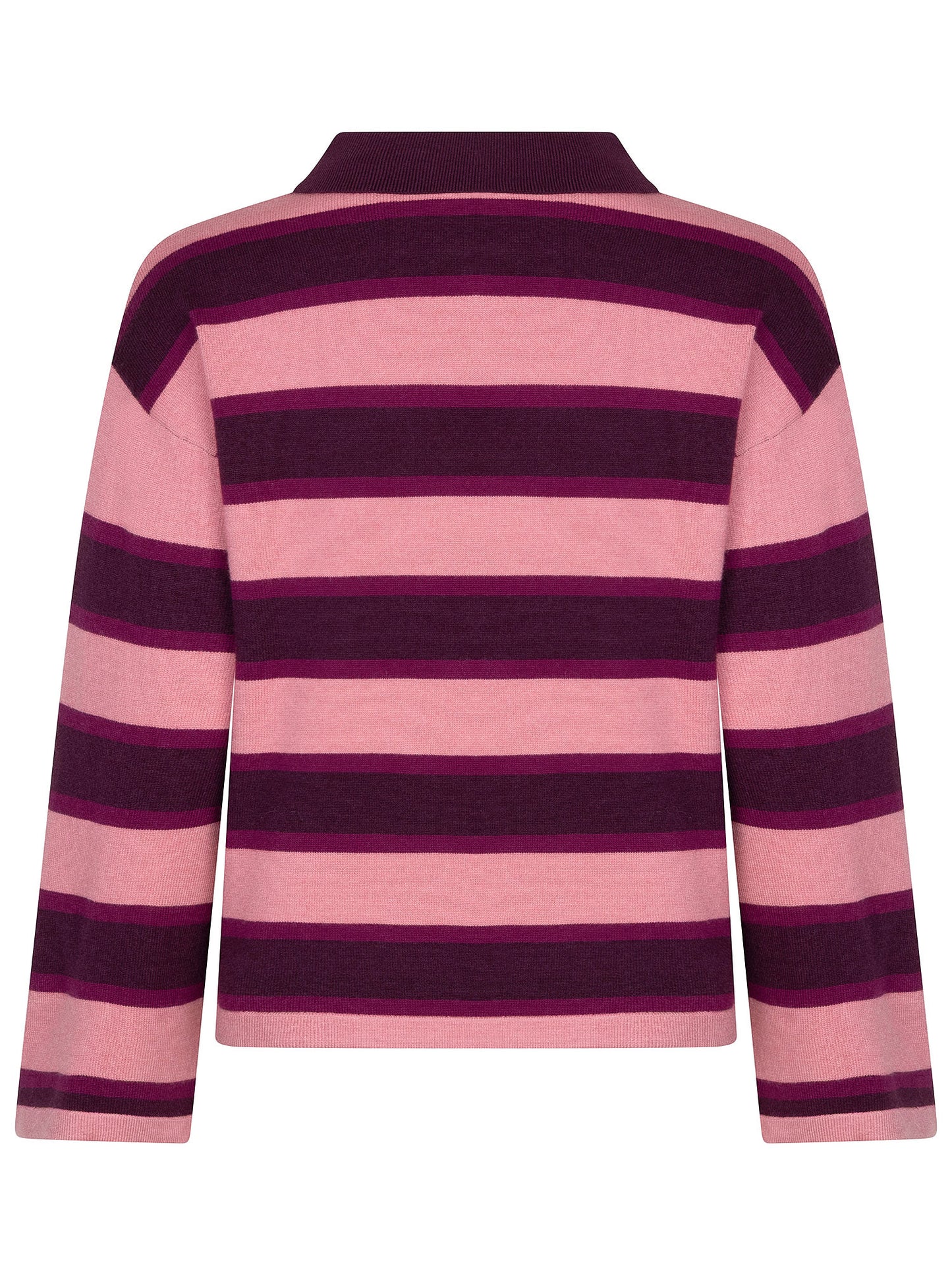 Ydence Knitted top Balou Aubergine/coral pink