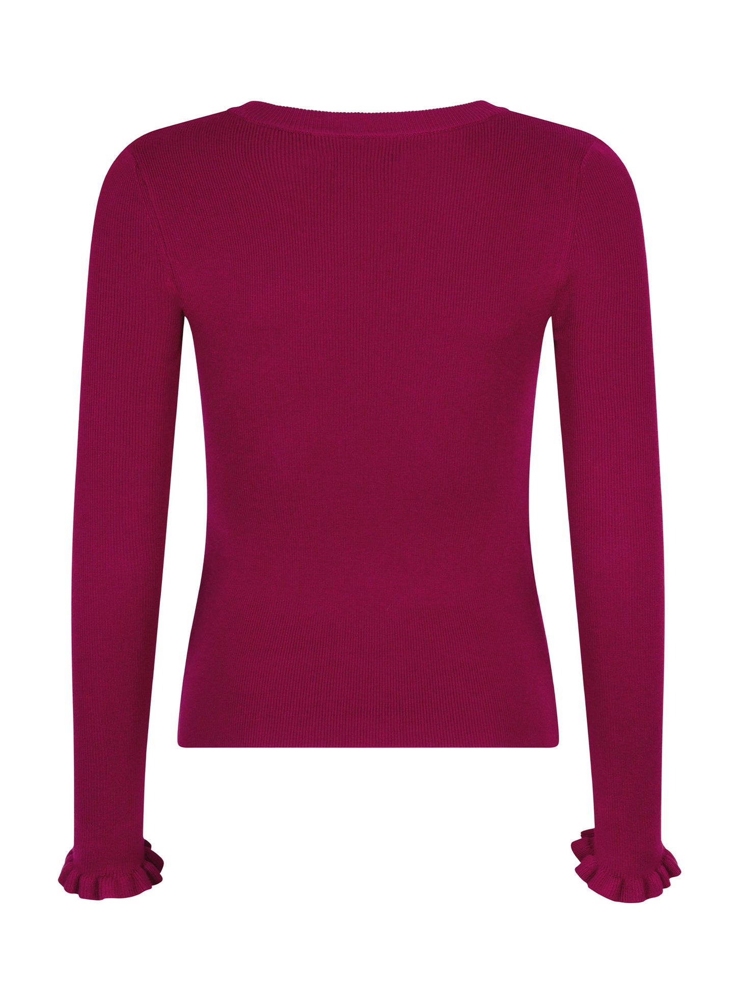 Ydence Knitted Top Shirley Fuchsia purple