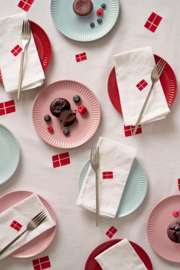 Ib Laursen Lunch plate Mynte English Rose