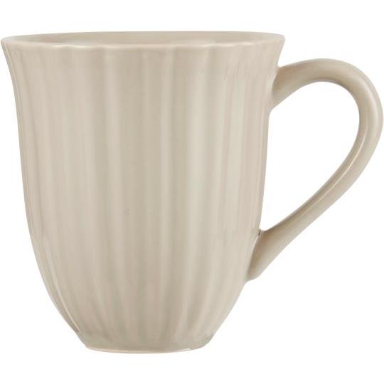 Ib Laursen Mug grooves Mynte Latte