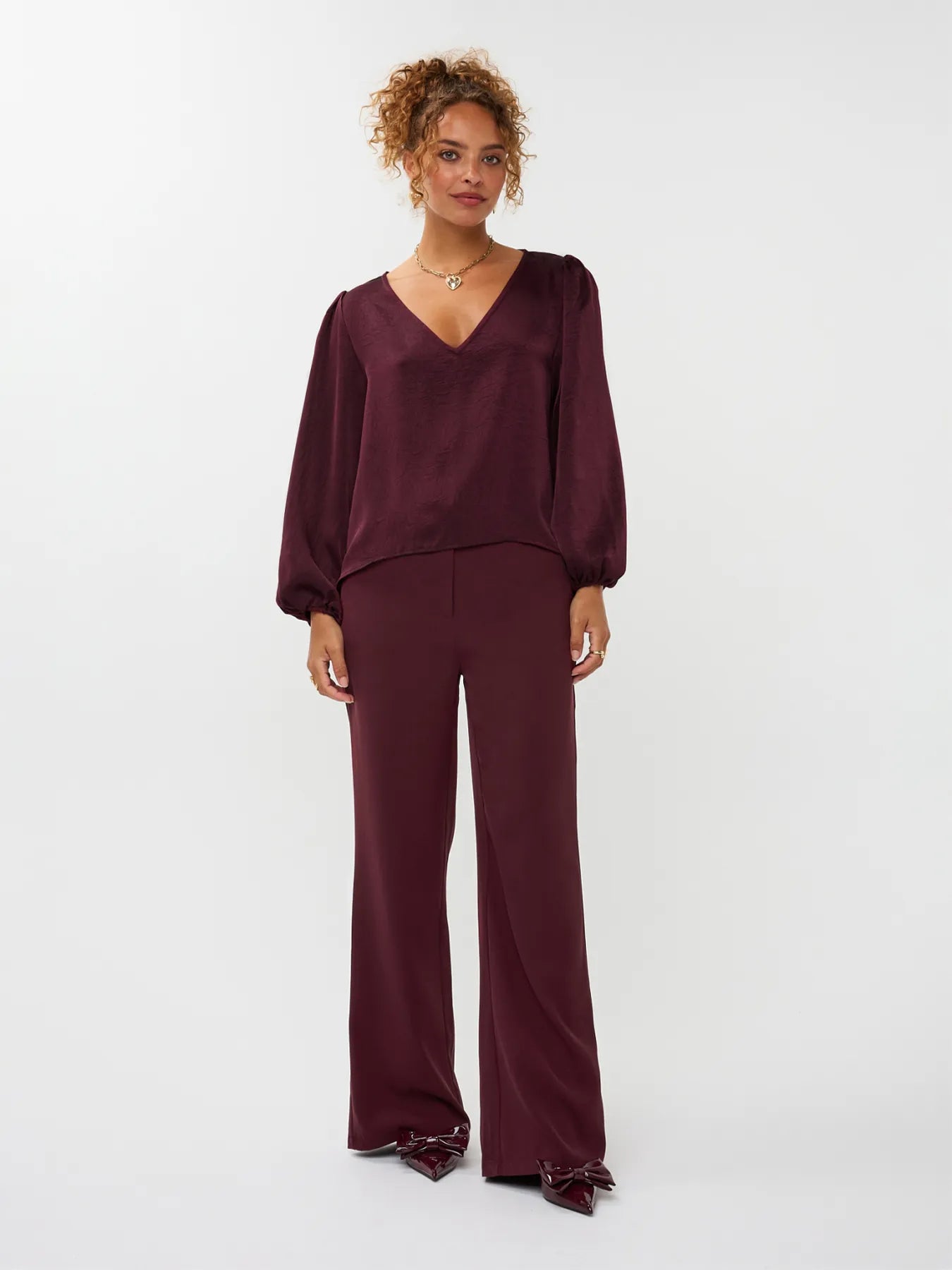 Ydence Pants Solange Burgundy