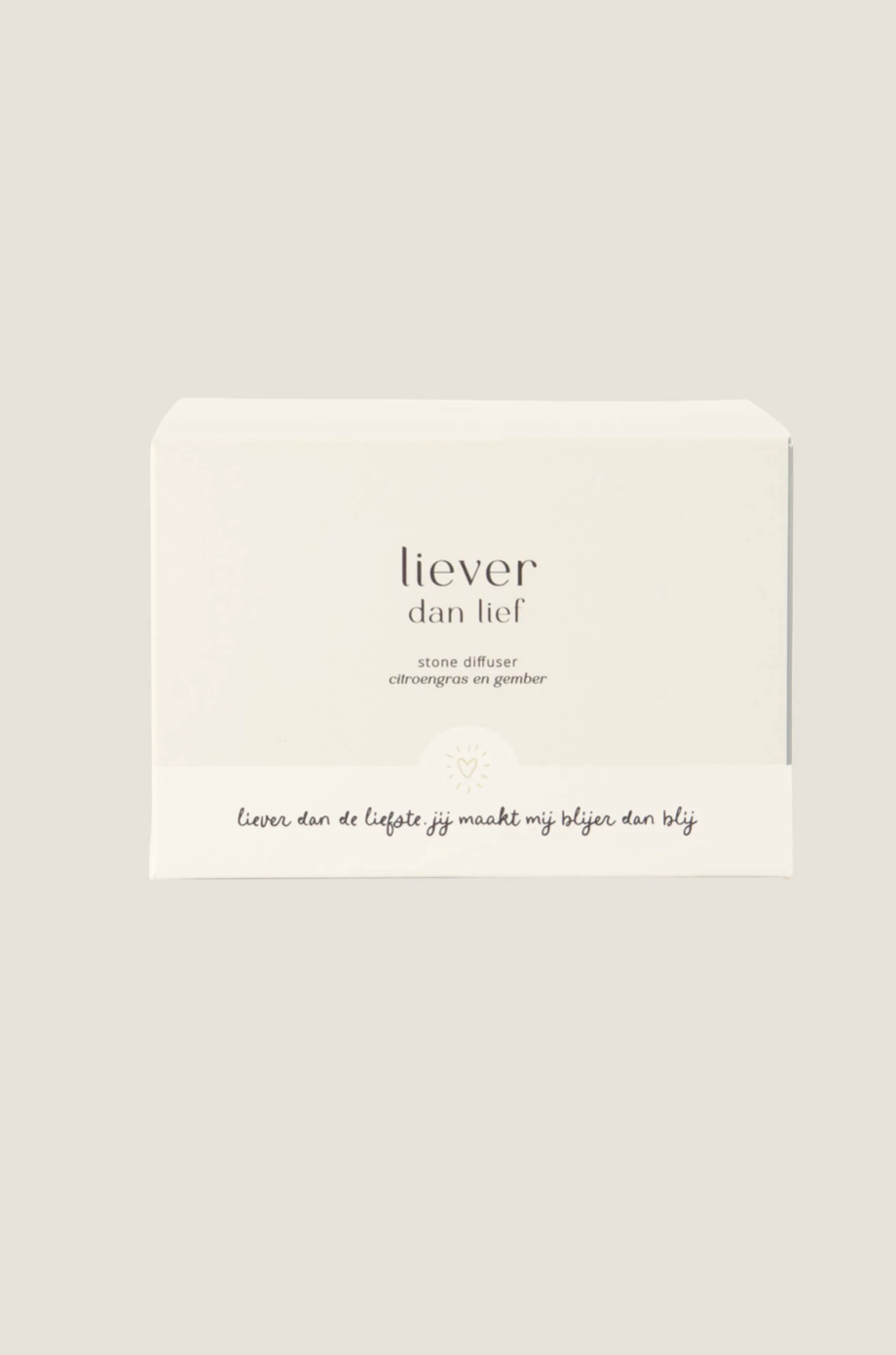 Zusss Diffuser Lava Steen Liever Dan Lief Off White