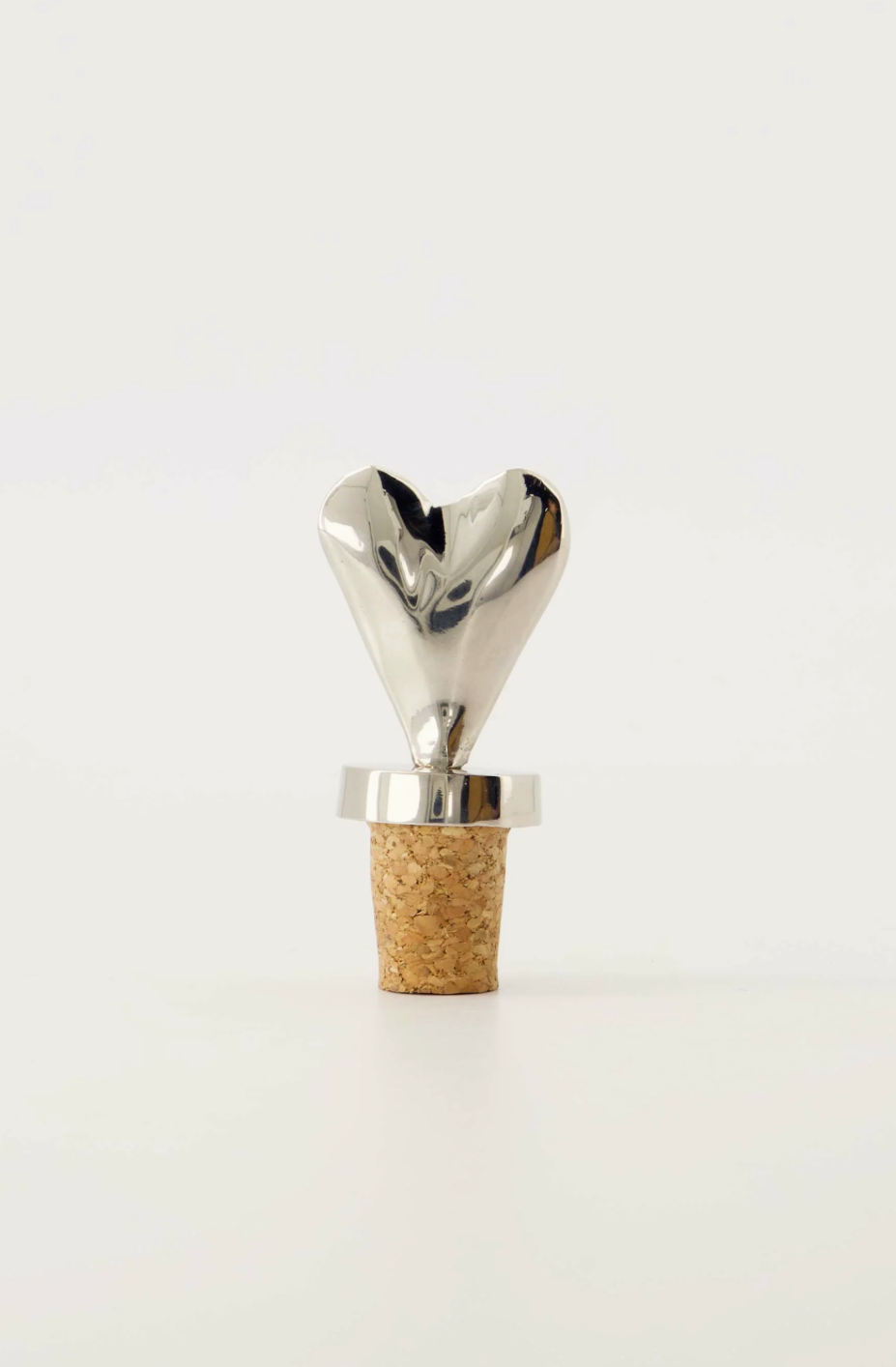 Zusss Wijnstopper Metaal Hartje