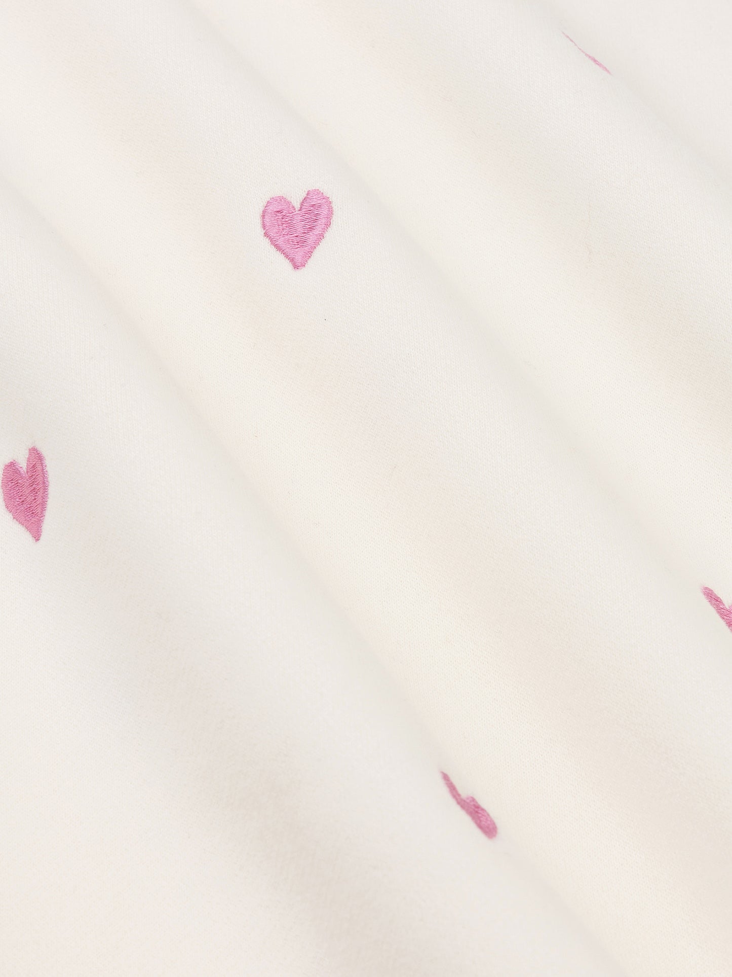 Ydence Sweater Hearts Ecru/Pink