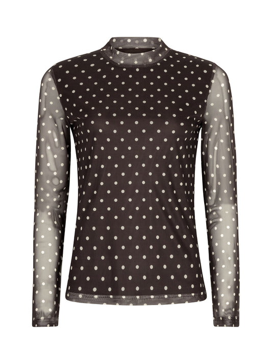 Ydence top bailey Brown/ecru