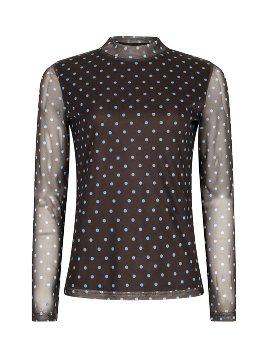Ydence top bailey brown blue
