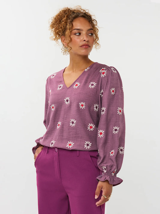 Ydence Top Philou mauve