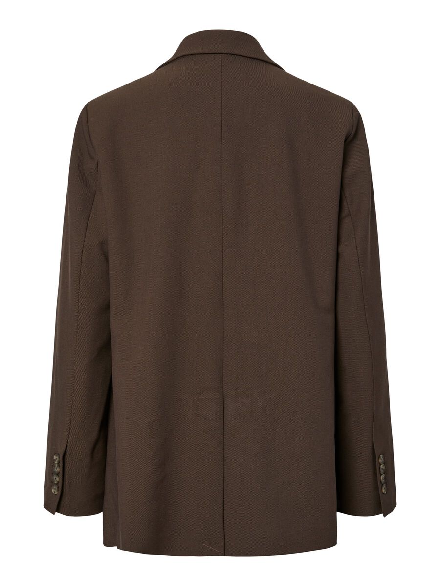 YASRIU LS BLAZER S NOOS coffee bean