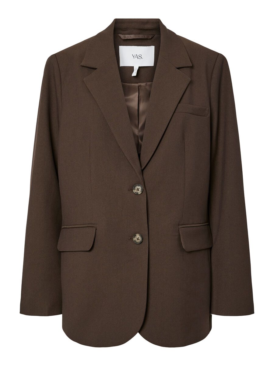YASRIU LS BLAZER S NOOS coffee bean