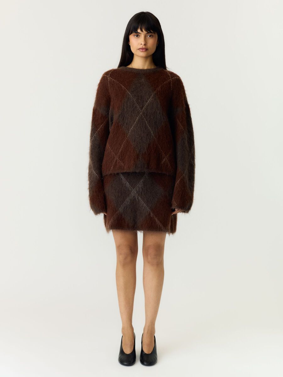 YAS yasargy mohair knit Skirt