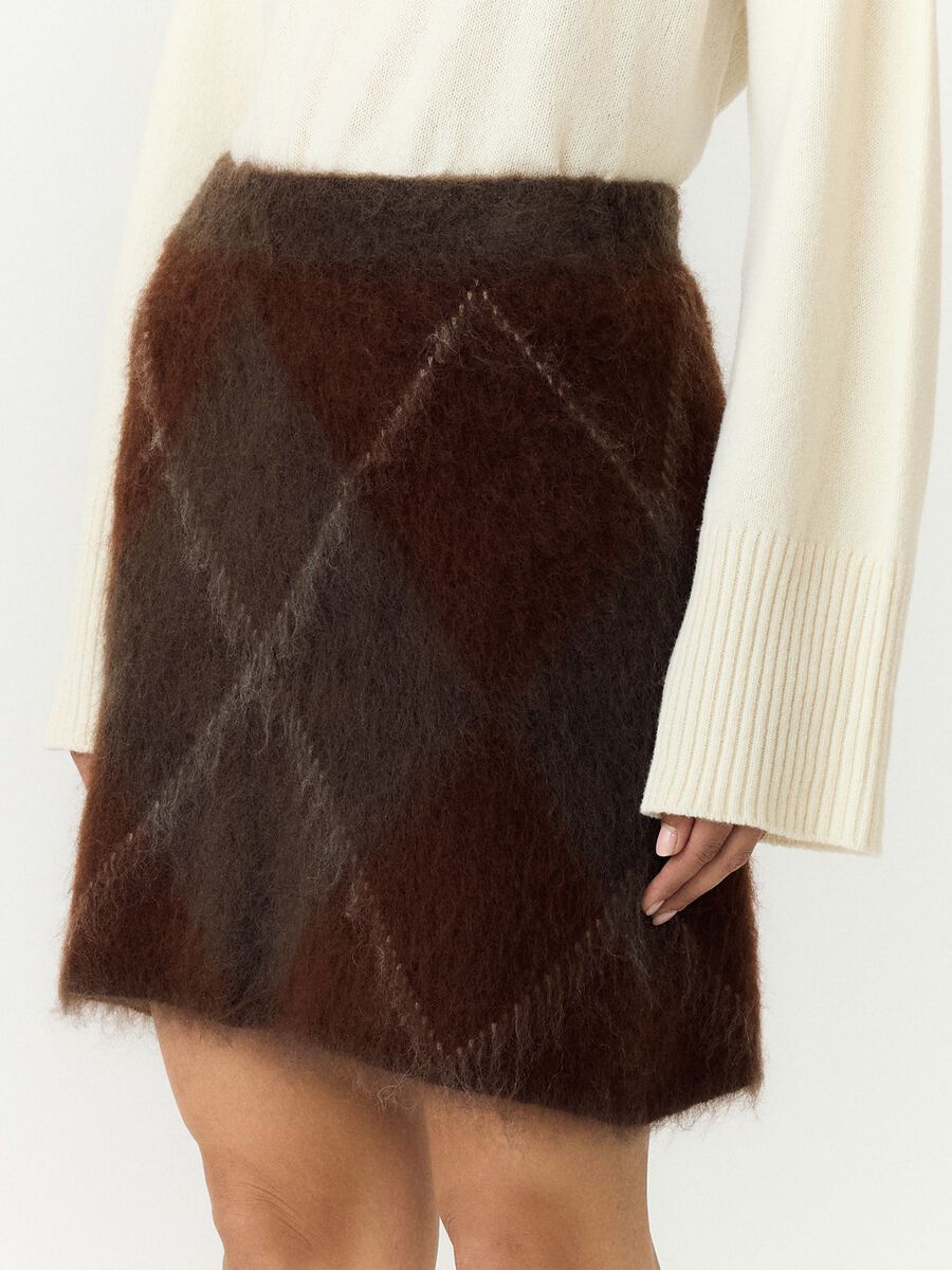 YAS yasargy mohair knit Skirt