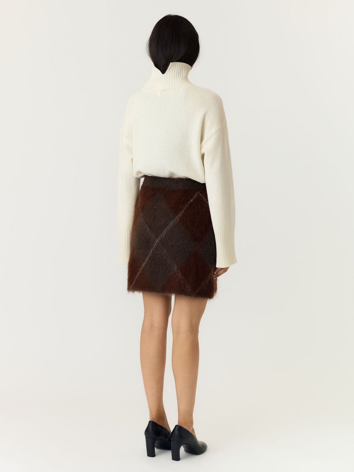 YAS yasargy mohair knit Skirt