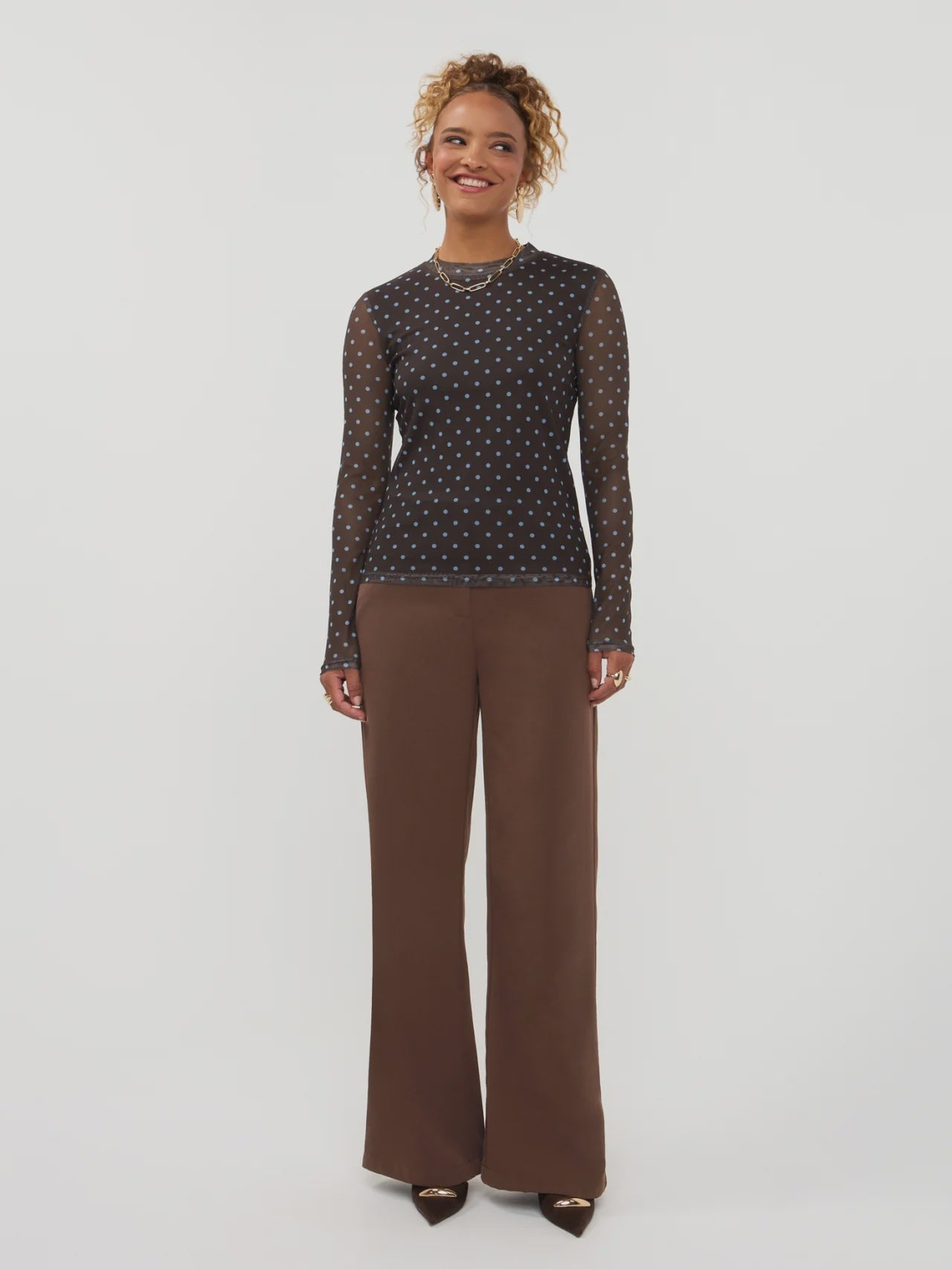 Ydence pants solange dark Brown