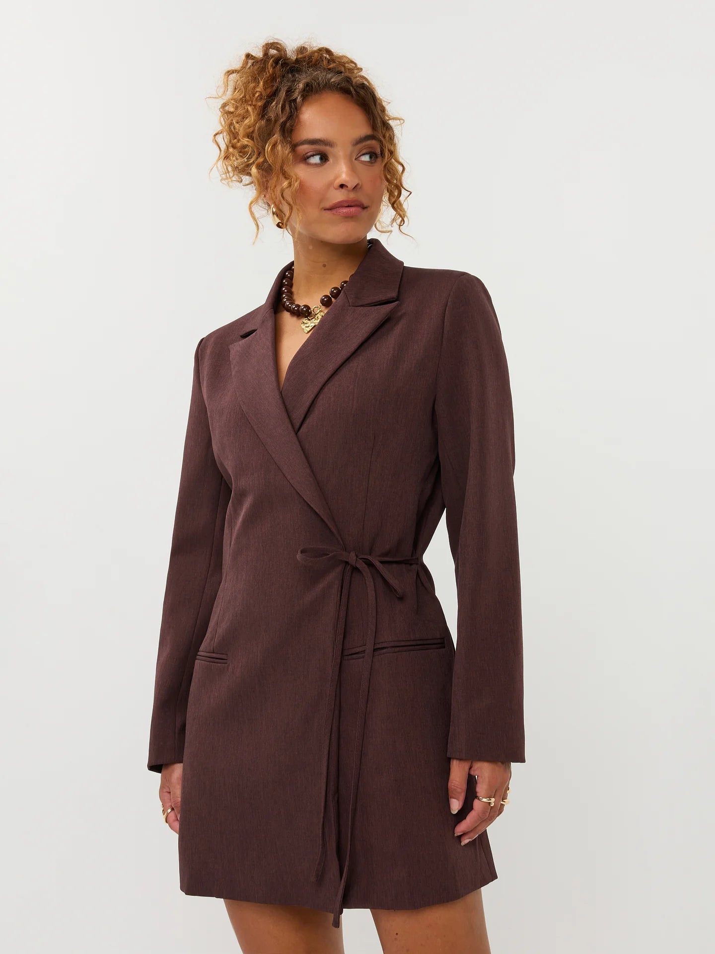 Ydence Dress April Brown