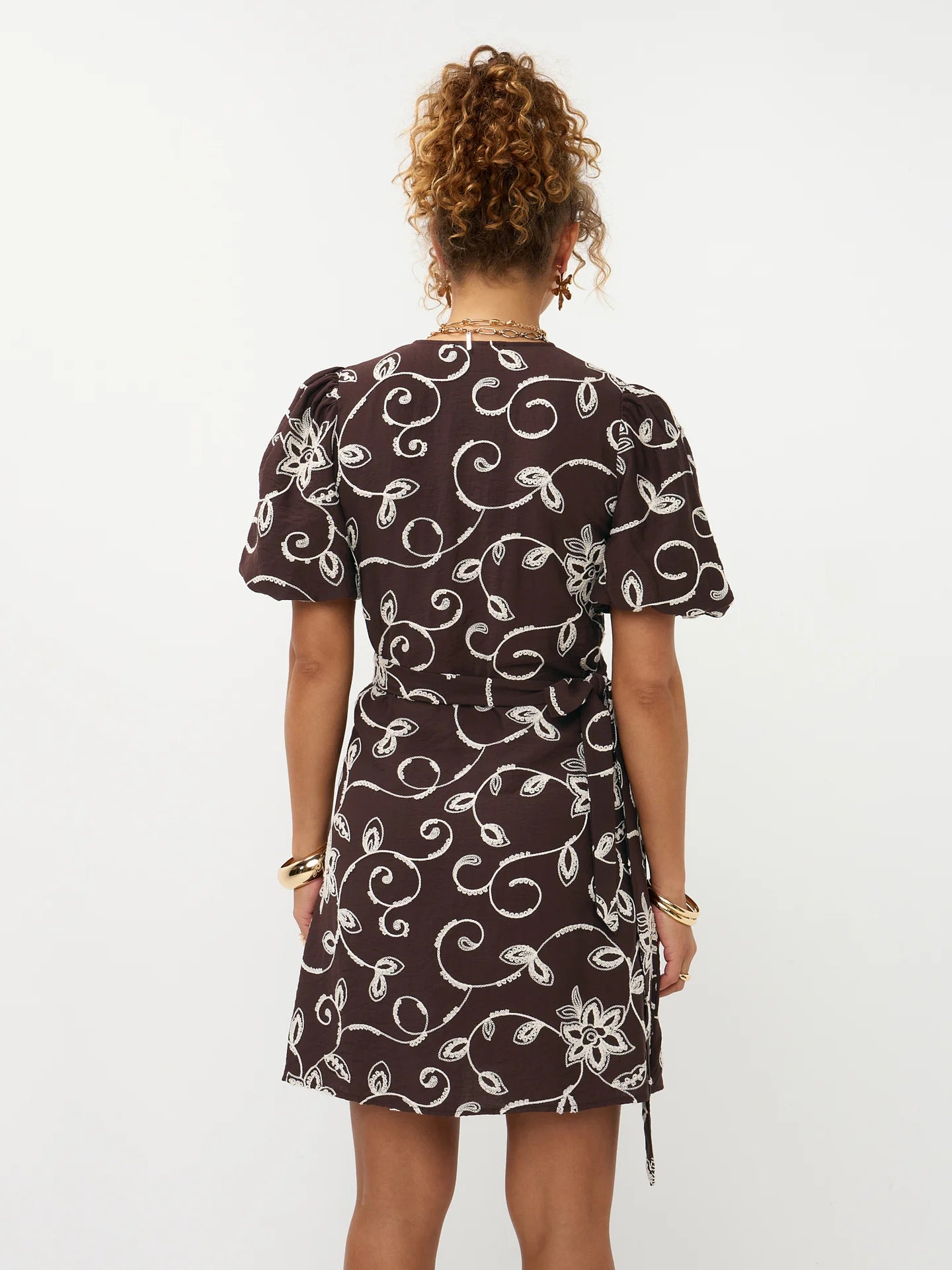Ydence Dress Saphira dark brown
