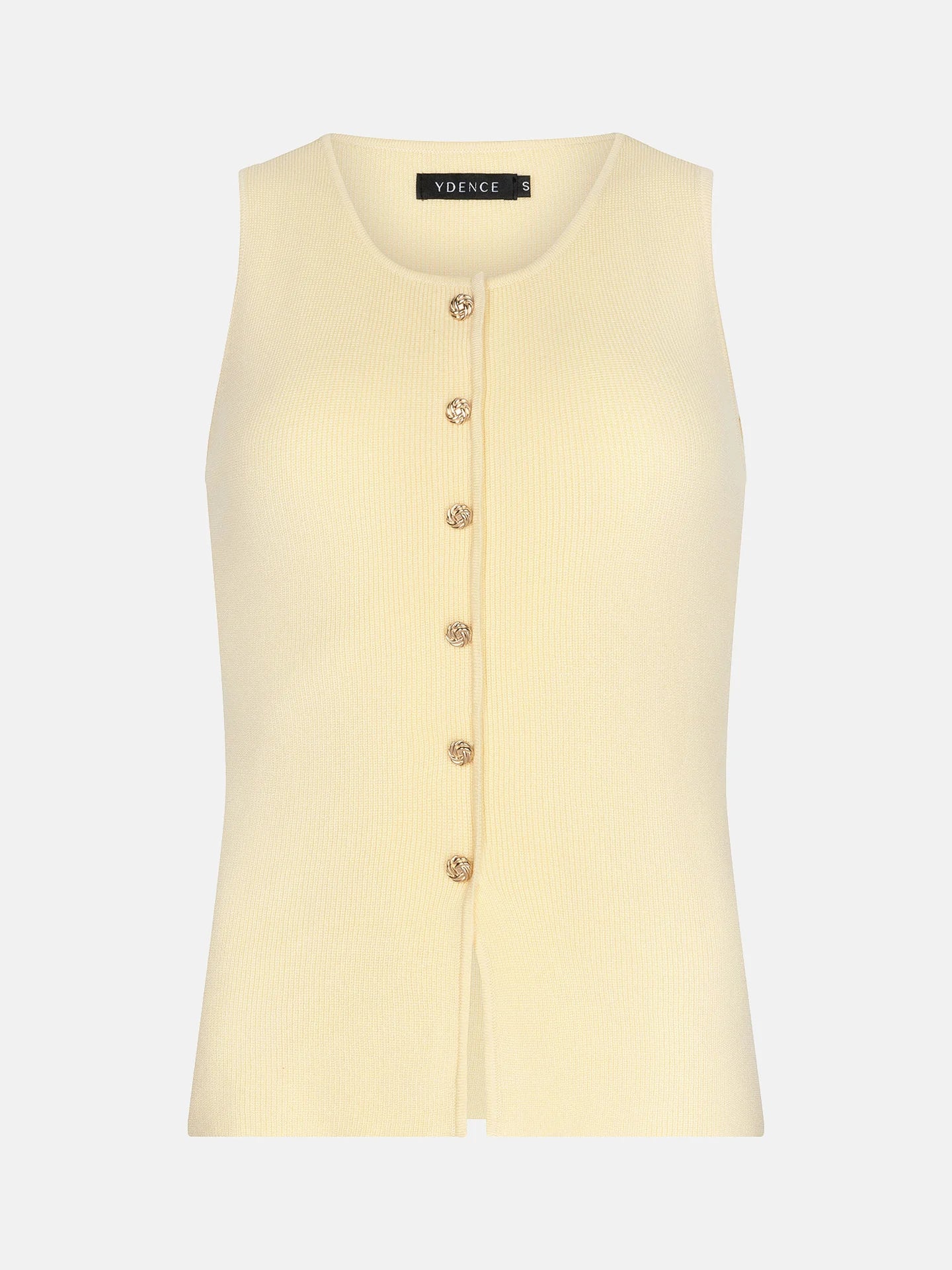 Ydence Knitted top Saar soft yellow