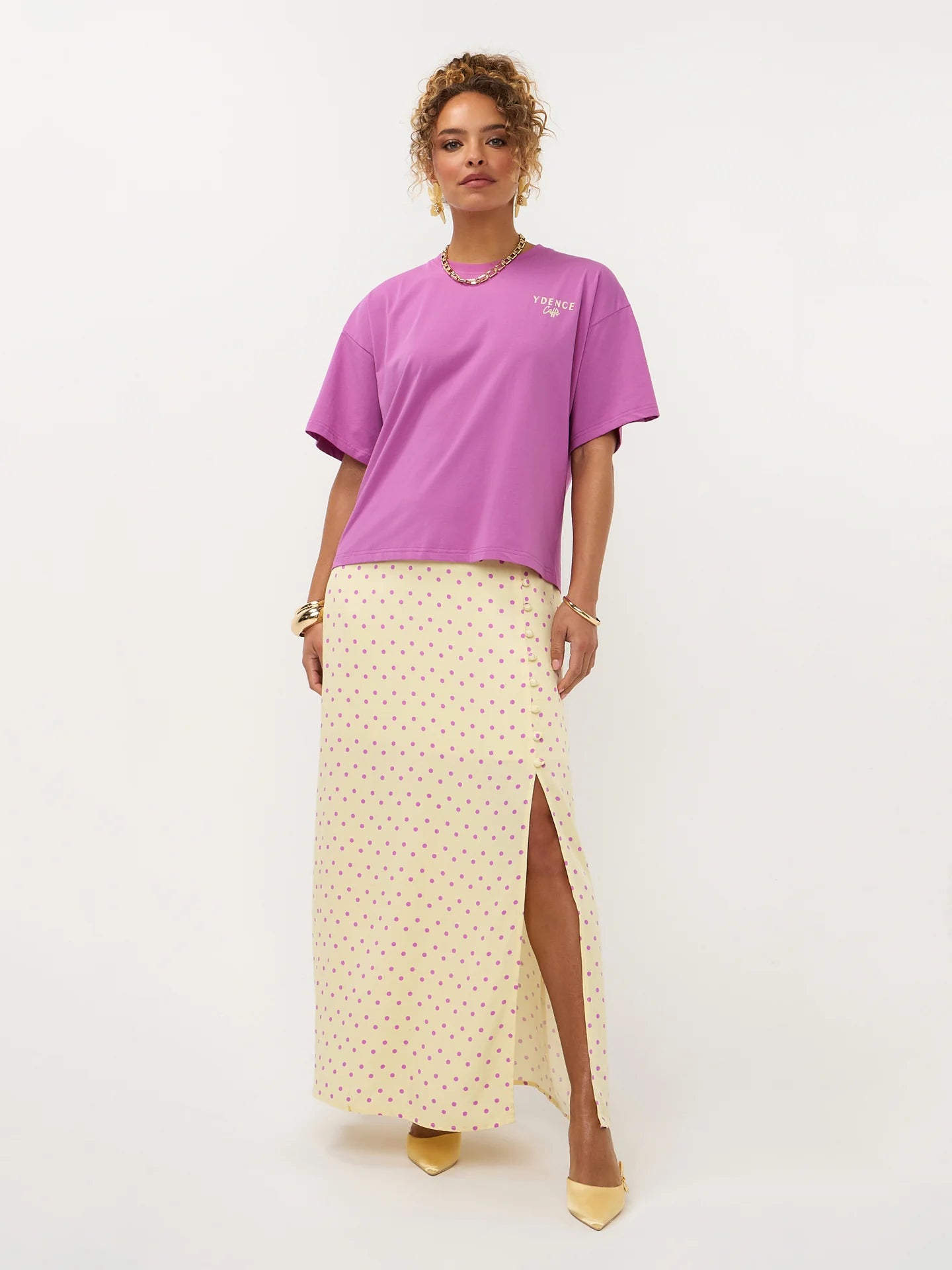 Ydence Skirt Louis Soft yellow