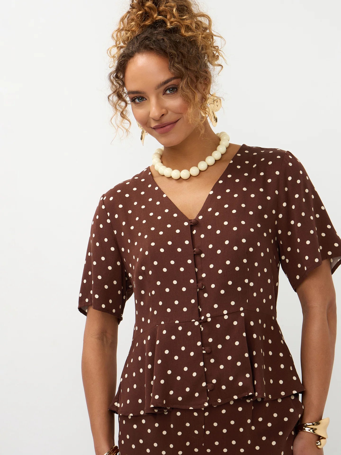 Ydence Top Luna Brown