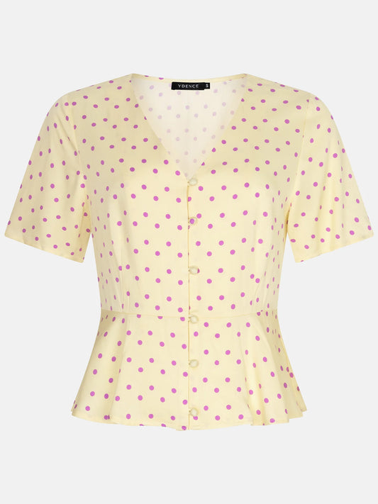 Ydence Top Luna soft yellow