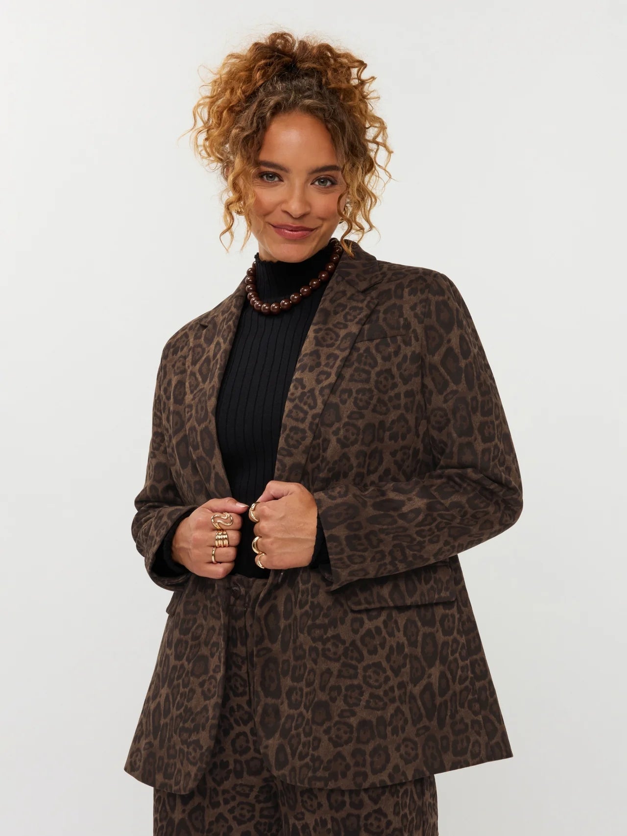 Ydence Blazer Cynthia Leopard