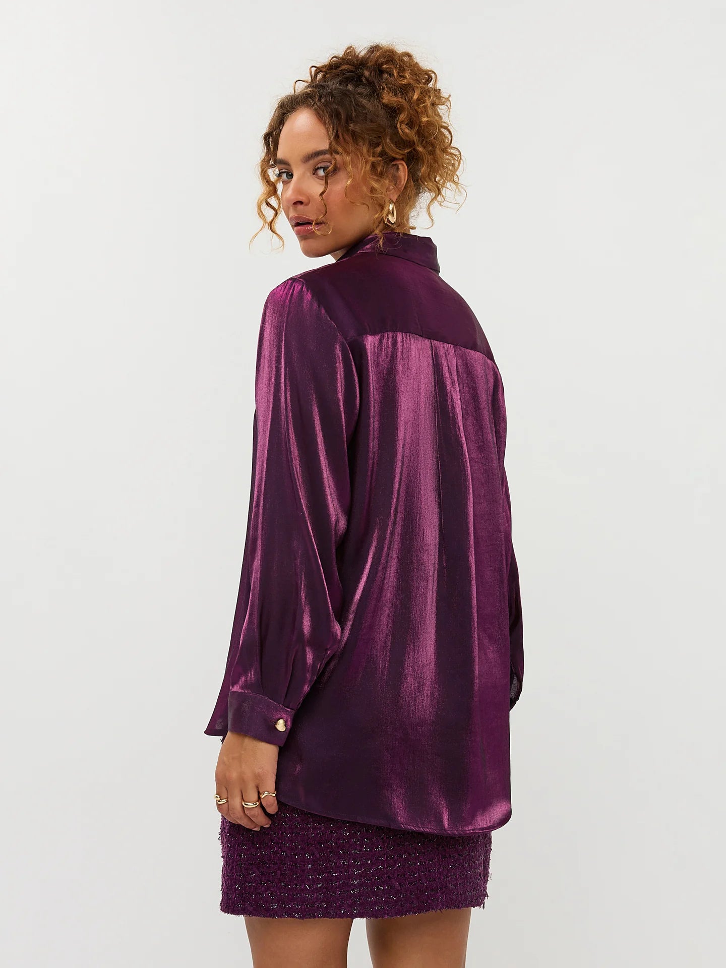 Ydence Blouse Lindsey Aubergine