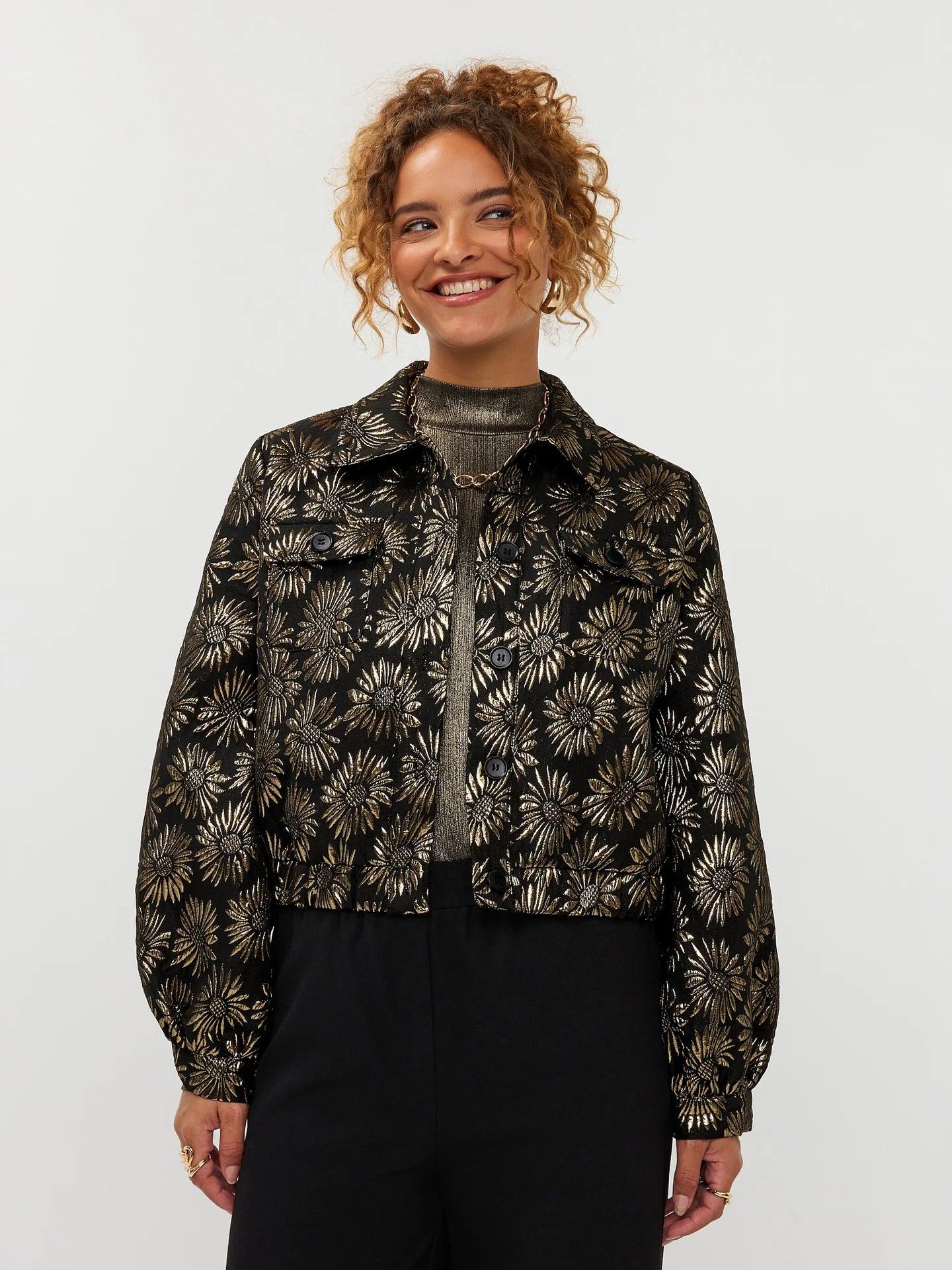 Ydence Jacket Floria Gold