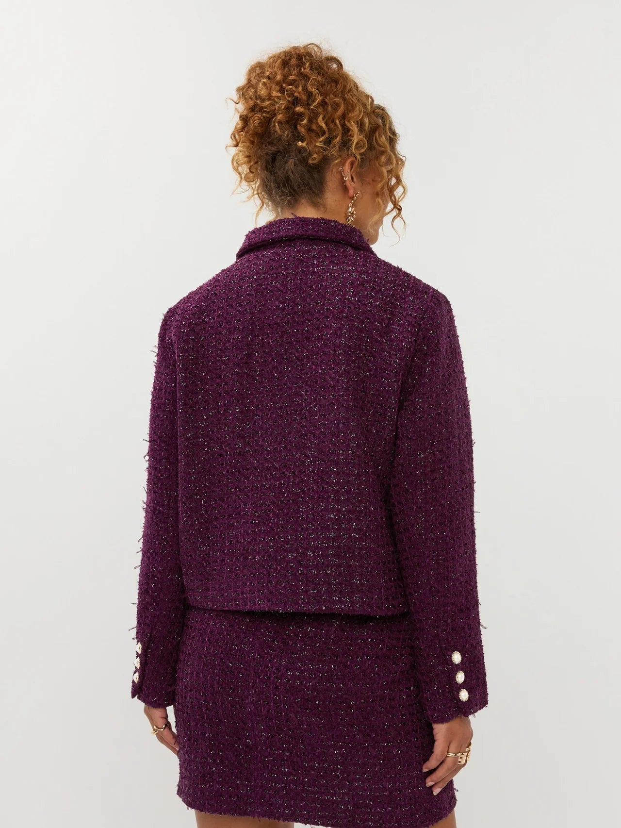 Ydence Jacket Wiske Aubergine