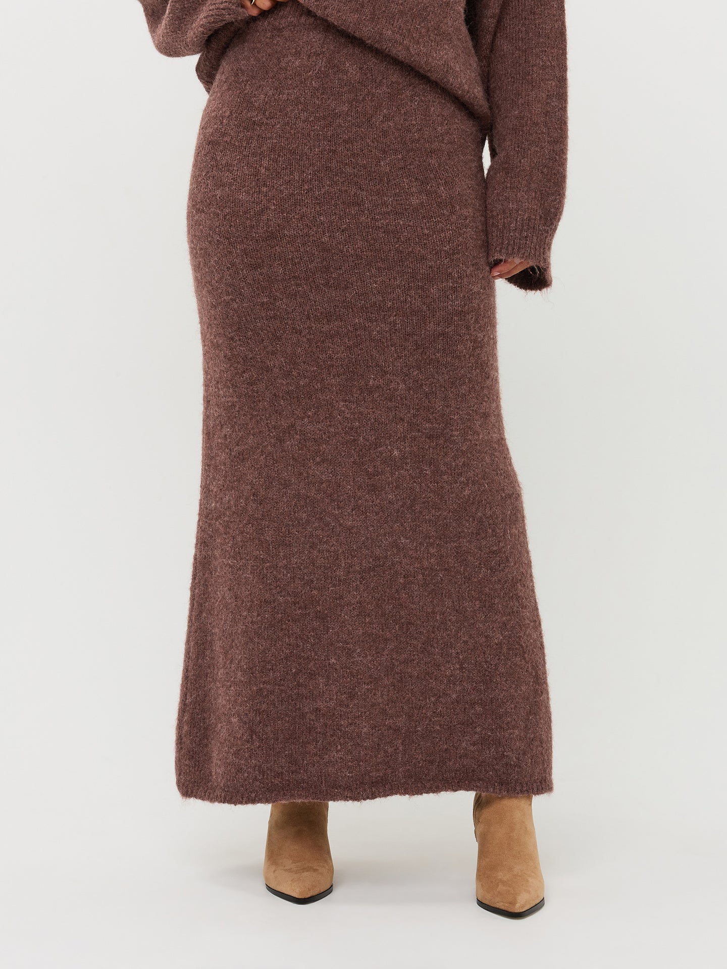 Ydence Knitted skirt Eveline Mocha