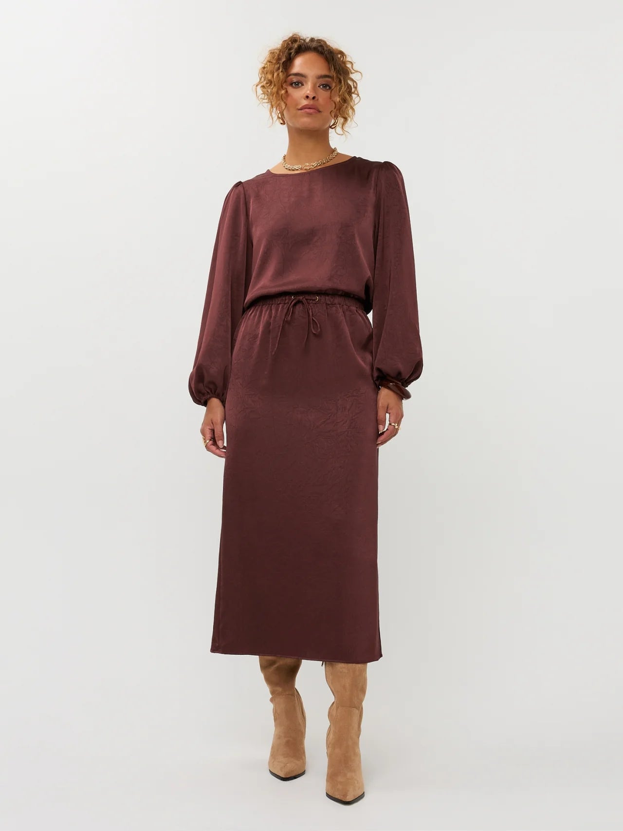 Ydence Skirt Atel Brown