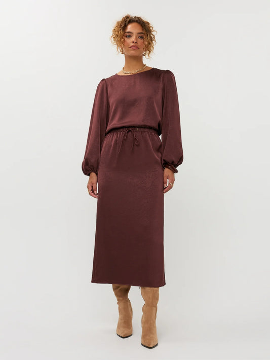 Ydence Skirt Atel Brown