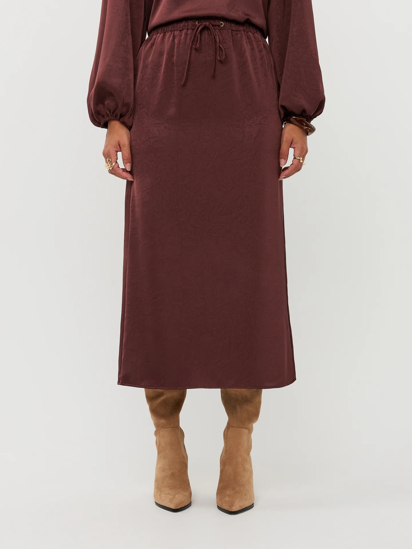 Ydence Skirt Atel Brown