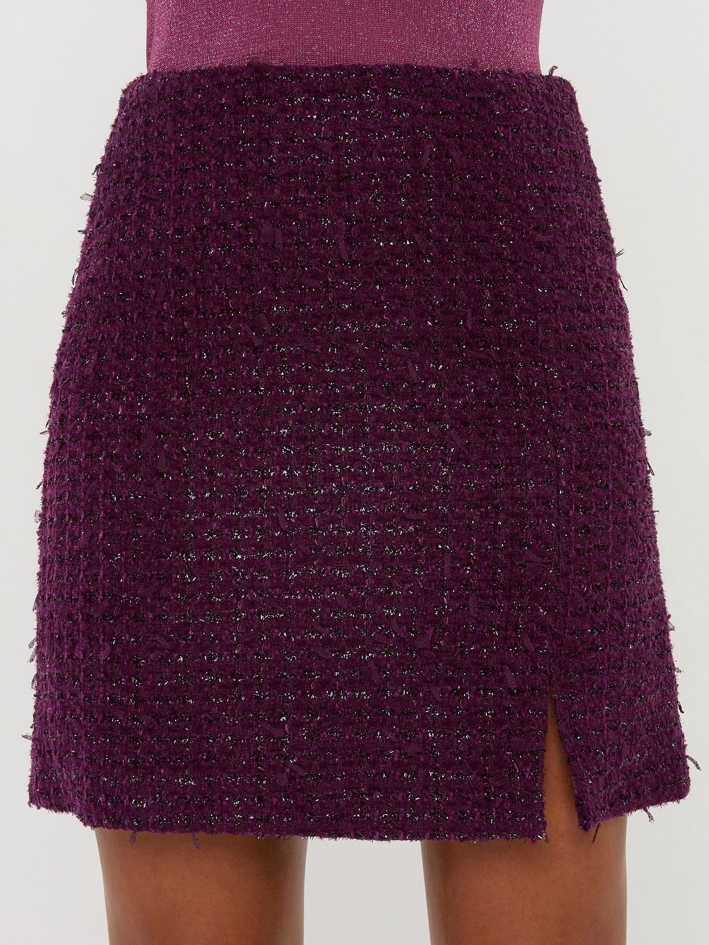 Ydence Skirt Femke Aubergine