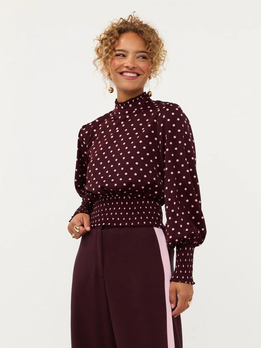 Ydence top Tessa plum