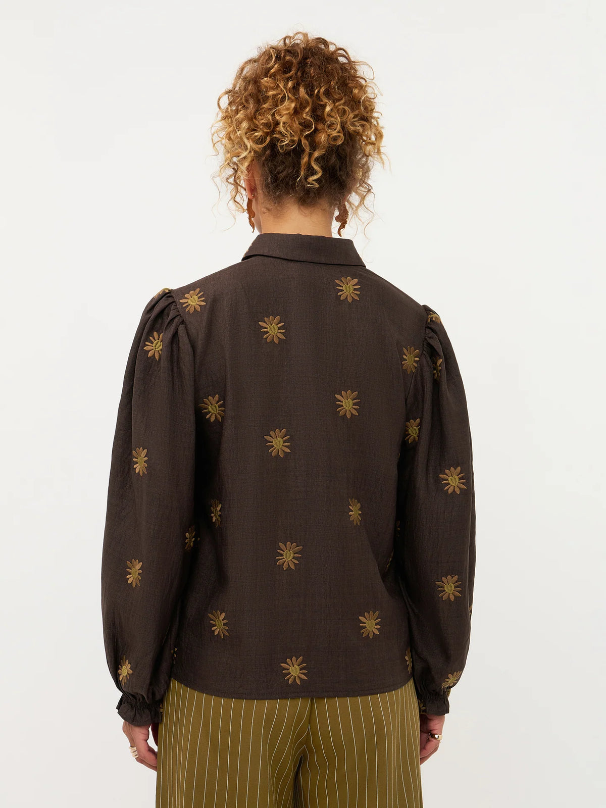 Ydence Blouse Jasmijn dark brown