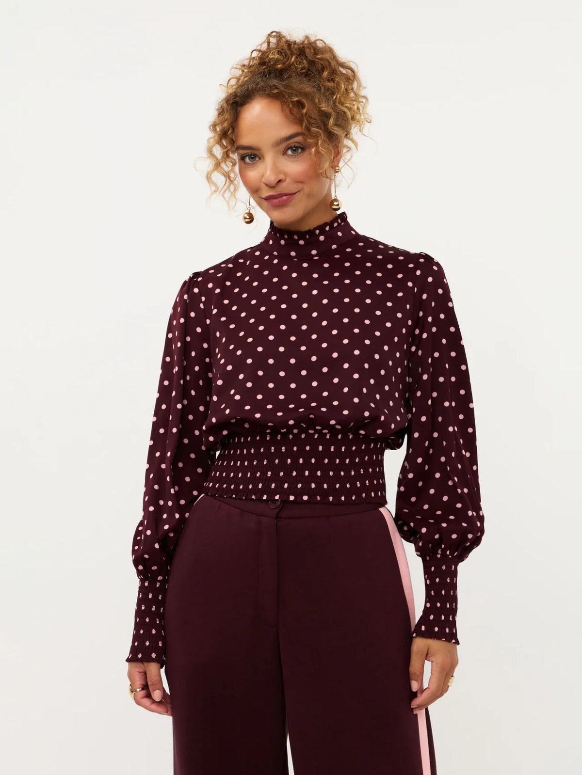 Ydence top Tessa plum