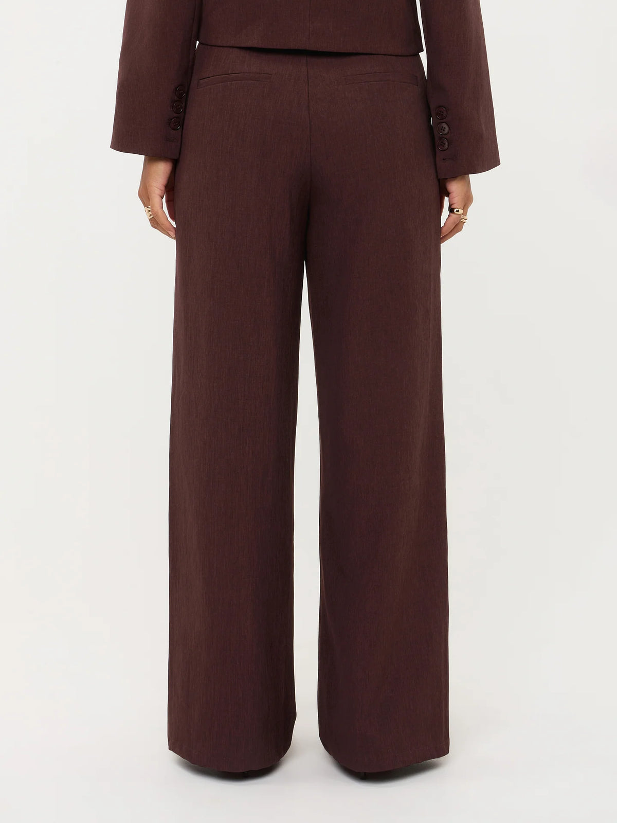 Ydence Pants Dominique Red Brown