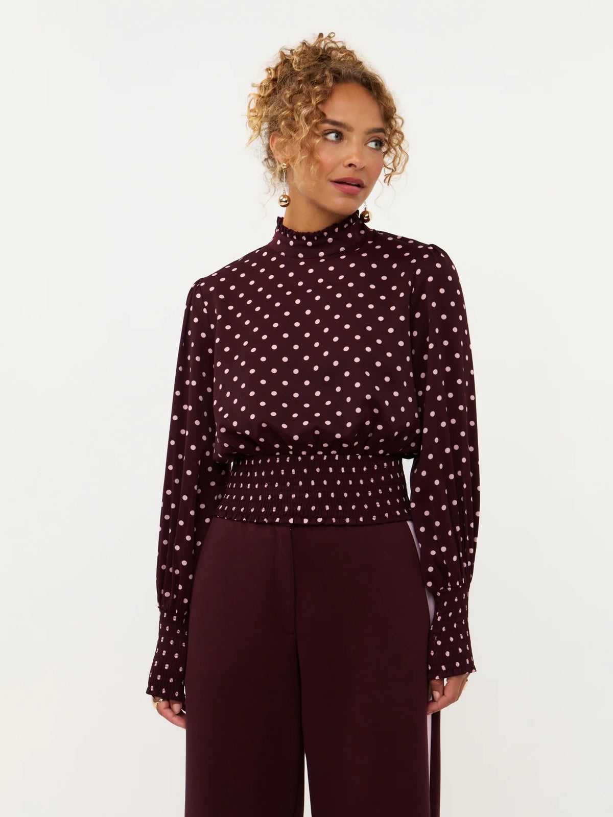 Ydence top Tessa plum
