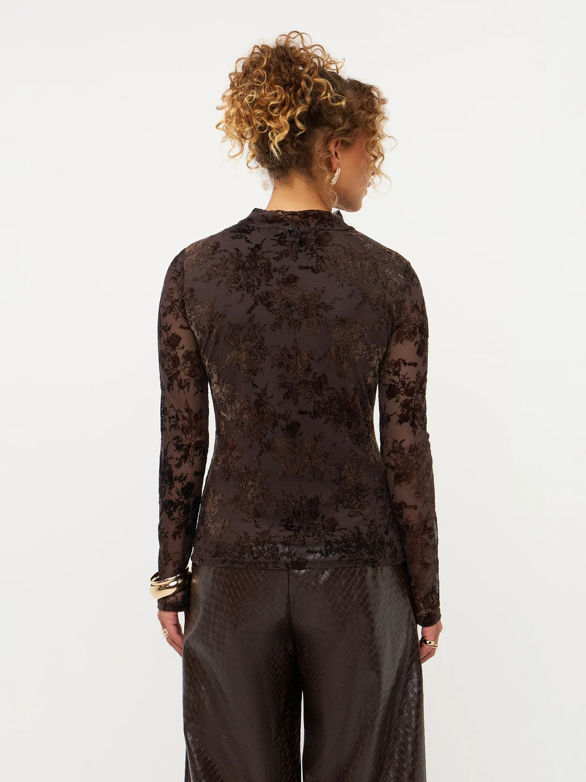 Ydence Top Brandy Brown