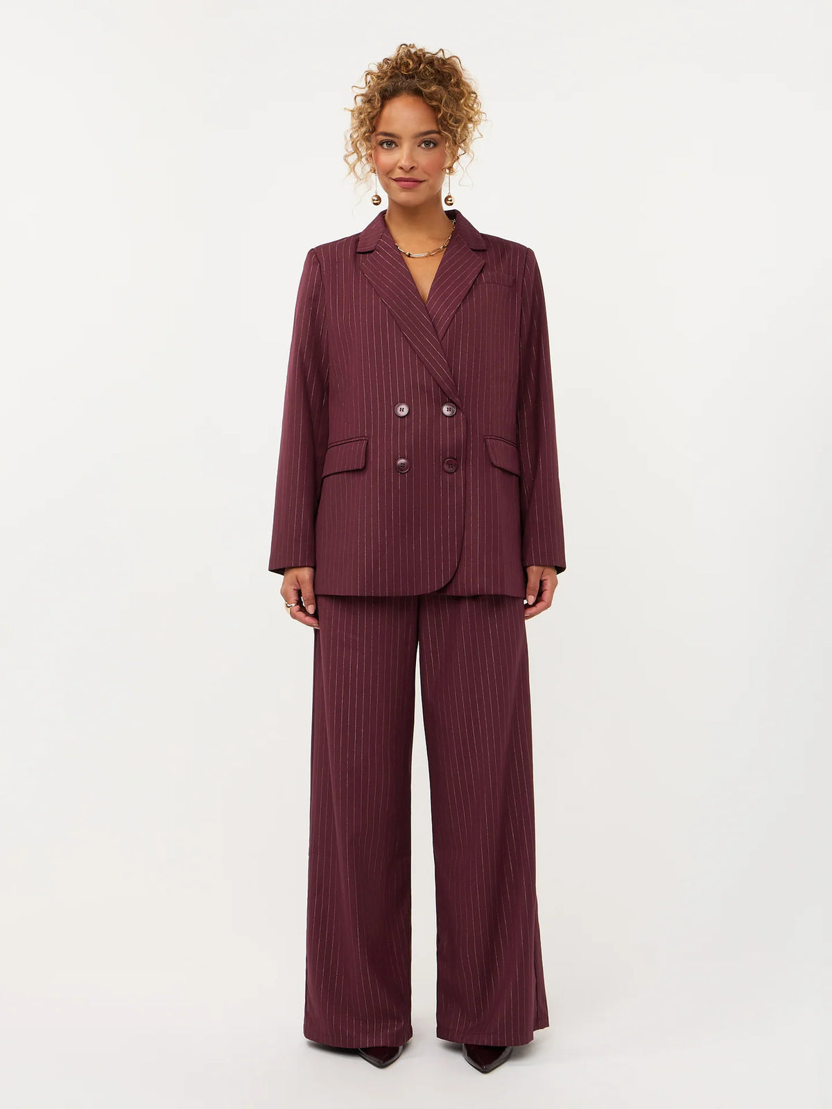 Ydence Pants Bridget Burgundy