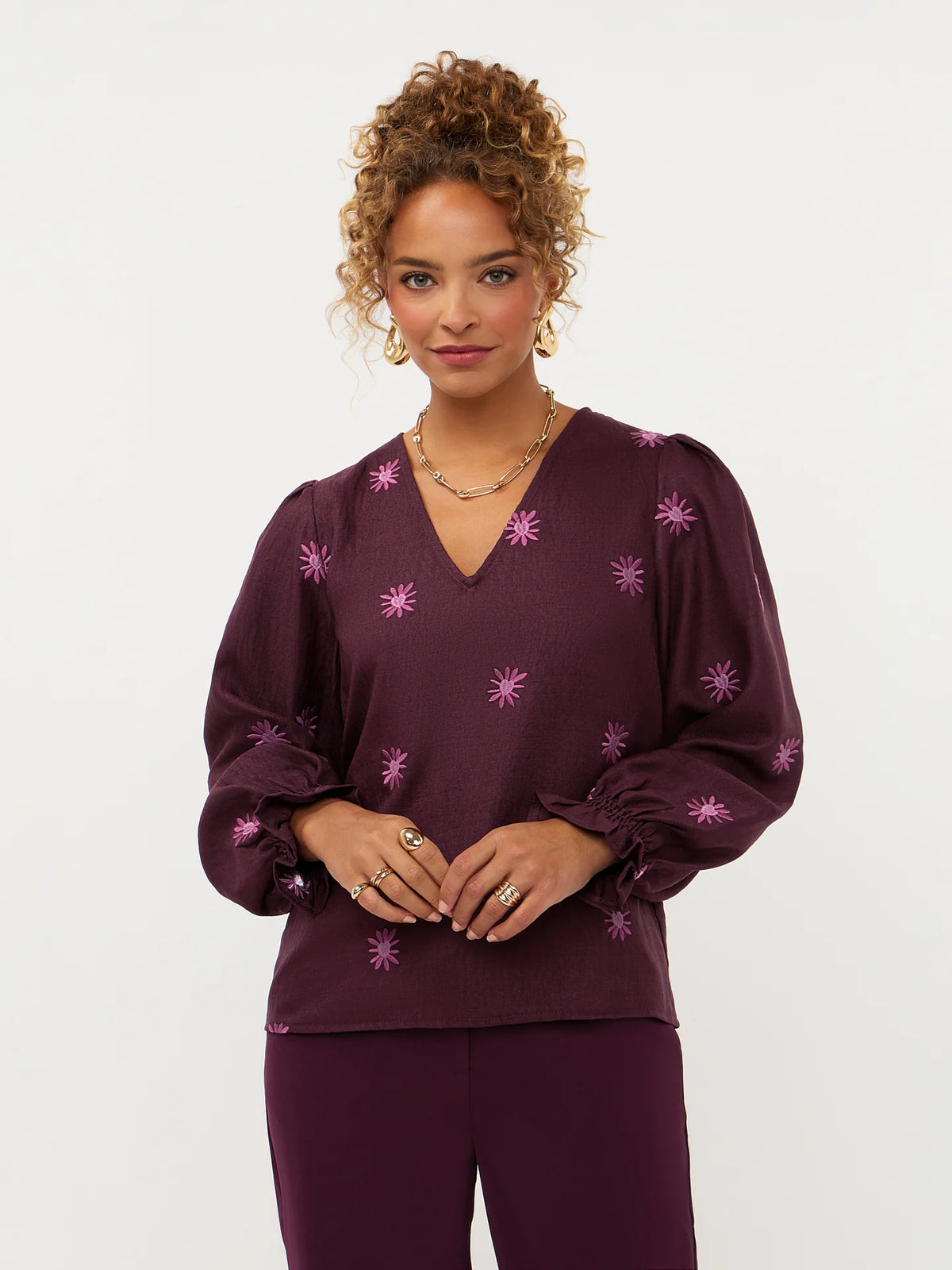 Ydence Top Philou Plum