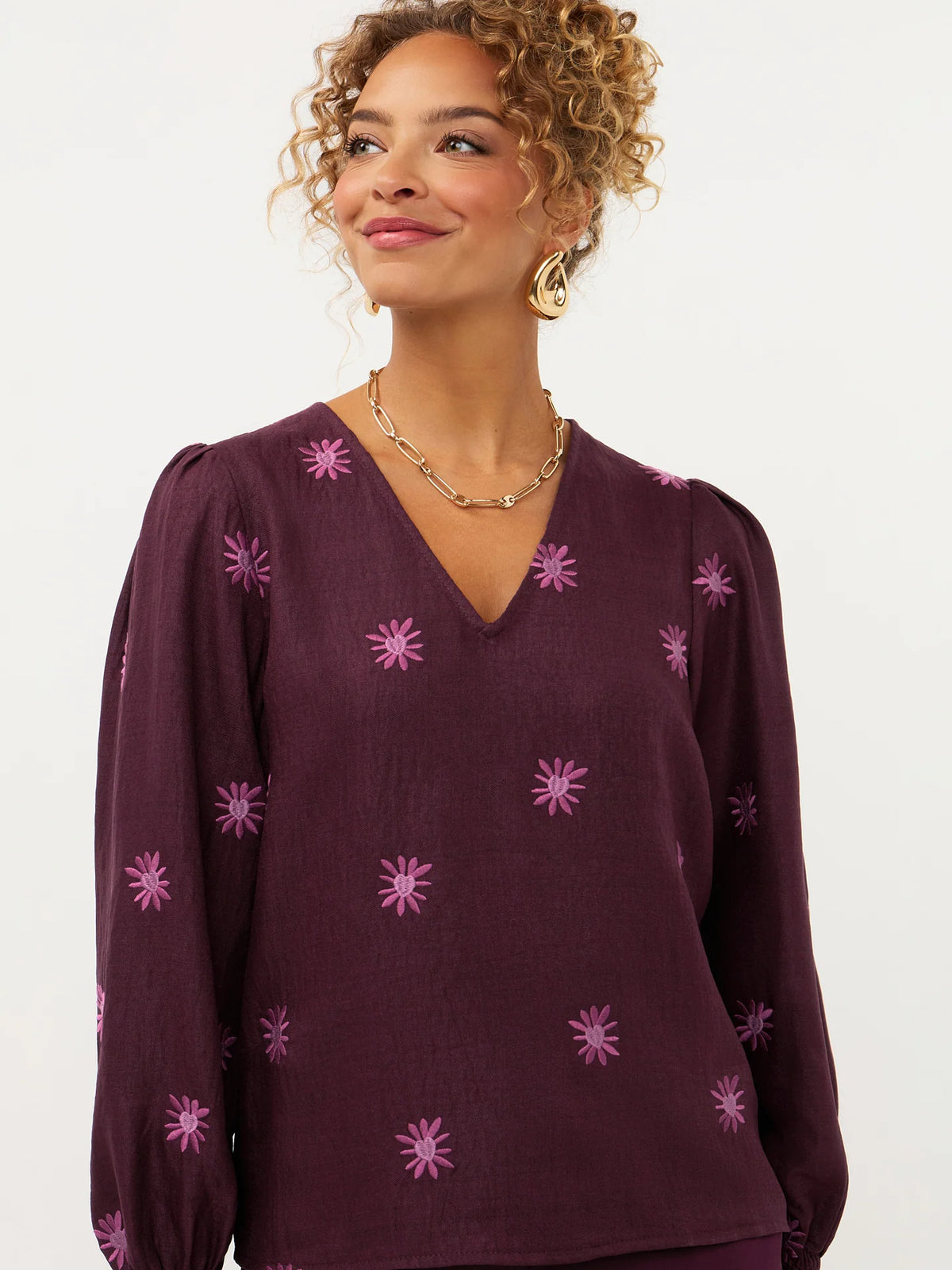 Ydence Top Philou Plum