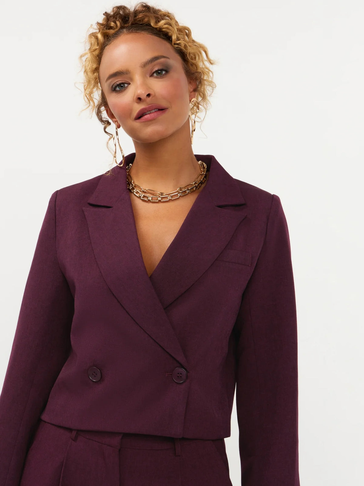 Ydence blazer Ayla aubergine