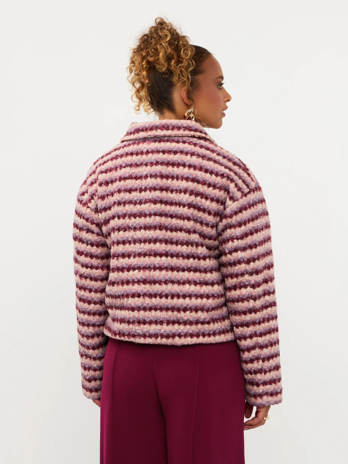 Ydence jacket evelina burgundy