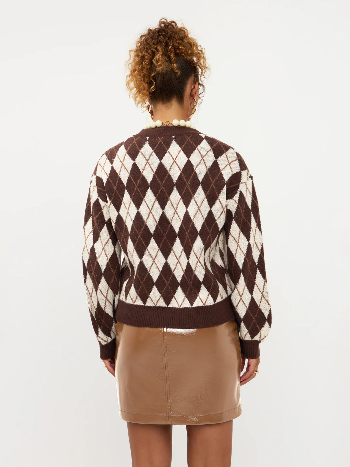 Ydence knitted sweater delliah ecru