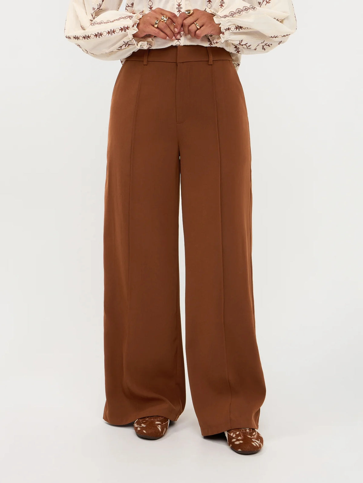 Ydence pants Geneve Camel