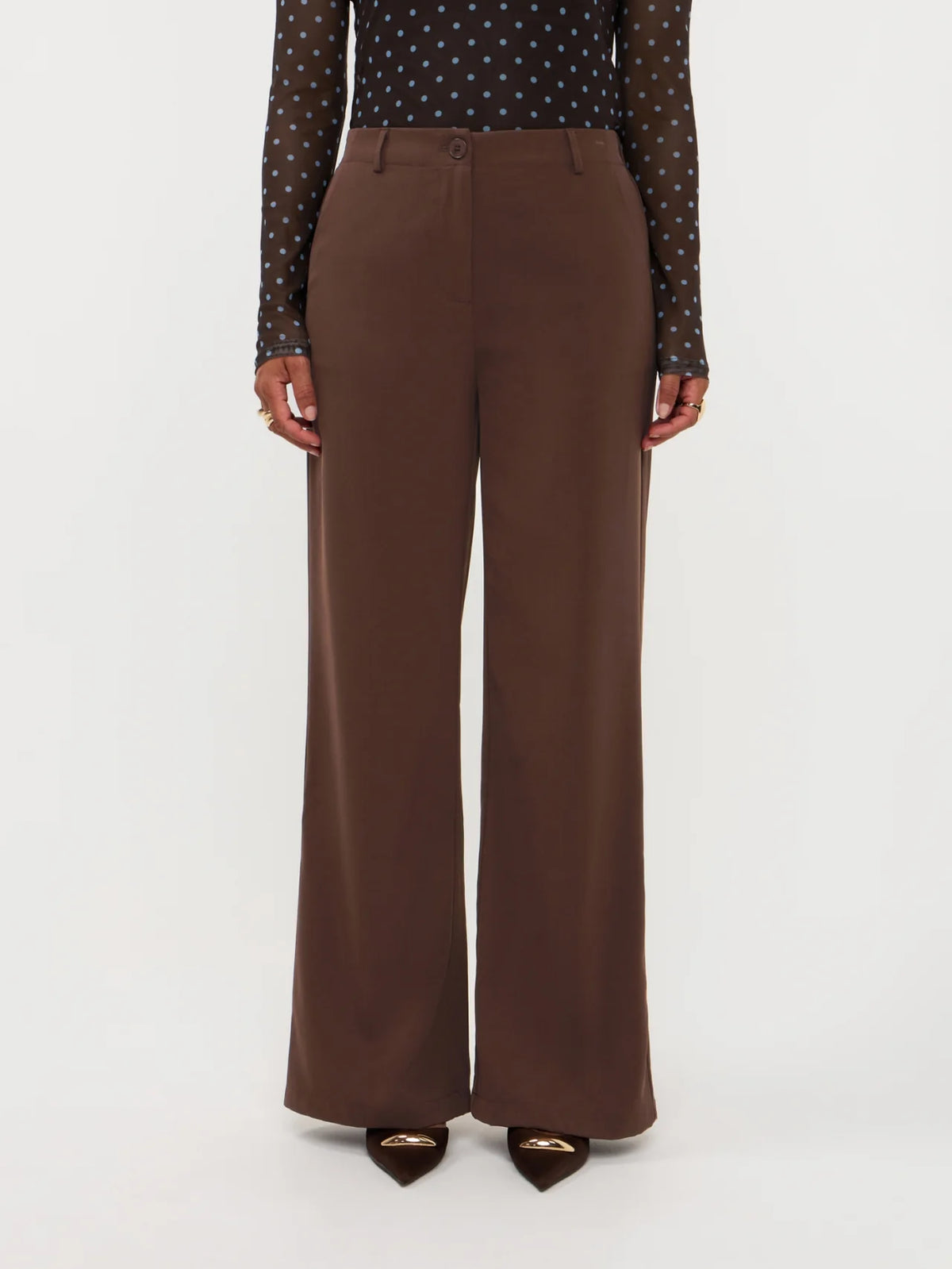 Ydence pants solange dark Brown