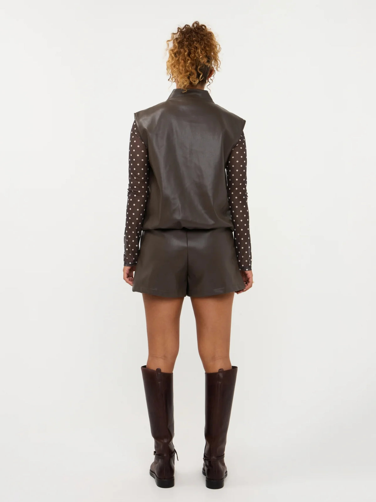 Ydence short jade Brown