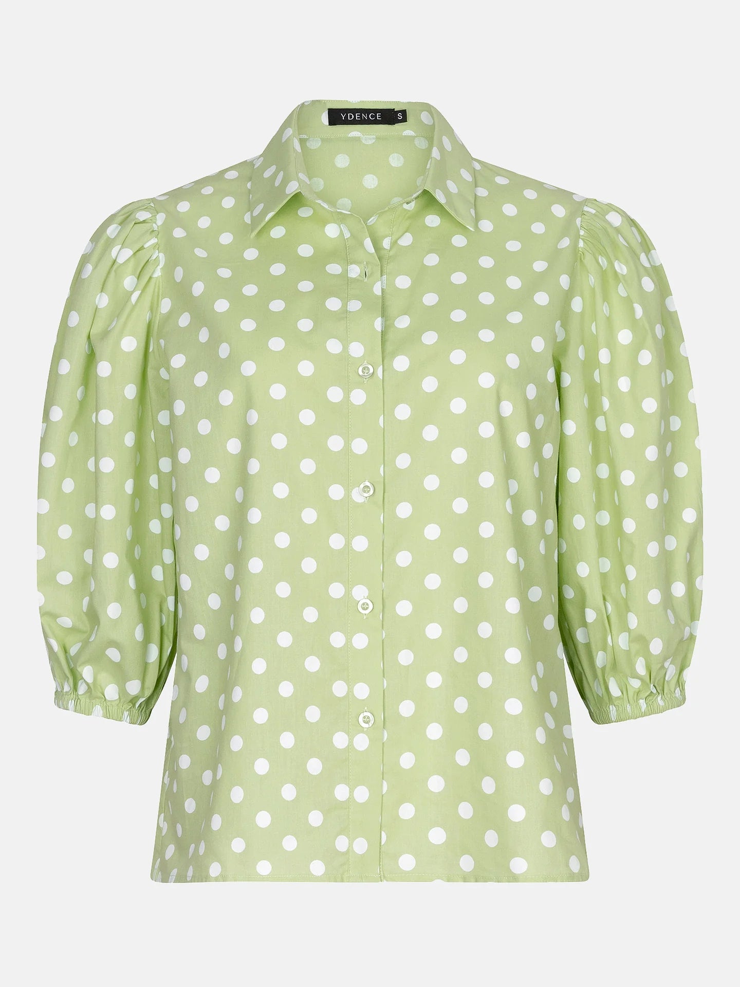 Ydence blouse Nathalie matcha green