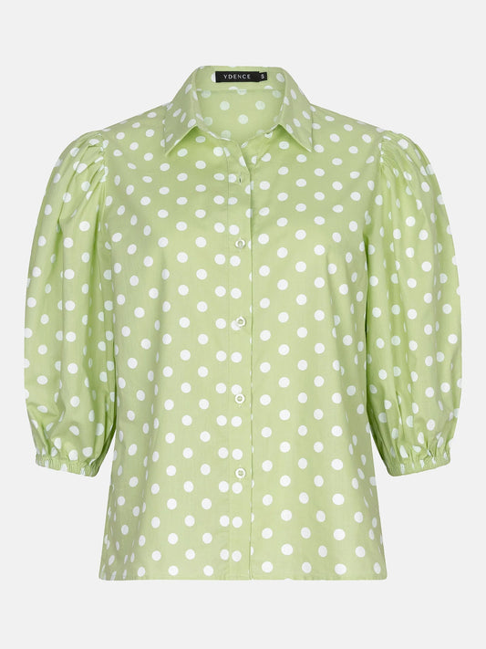 Ydence blouse Nathalie matcha green